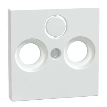   Schneider Electric Merten 296725 fedlap 3 kimenetes antenna csatlakozóhoz  aktívfehér - System-M (M-Plan / M-Pure / M-Smart)