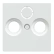 Schneider Electric Merten 296725 fedlap 3 kimenetes antenna csatlakozóhoz  aktívfehér - System-M (M-Plan / M-Pure / M-Smart)