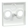 Schneider Electric Merten 296725 fedlap 3 kimenetes antenna csatlakozóhoz  aktívfehér - System-M (M-Plan / M-Pure / M-Smart)