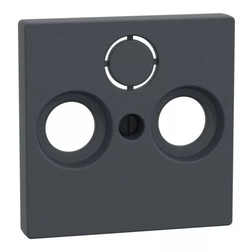 Schneider Electric Merten 297514 fedlap 3 kimenetes antenna csatlakozóhoz  antracit - System-M (M-Plan / M-Pure / M-Smart)