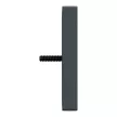 Schneider Electric Merten 297514 fedlap 3 kimenetes antenna csatlakozóhoz  antracit - System-M (M-Plan / M-Pure / M-Smart)