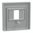 Schneider Electric Merten 297960 többfunkciós fedlap System-M alumínium