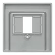 Schneider Electric Merten 297960 többfunkciós fedlap System-M alumínium