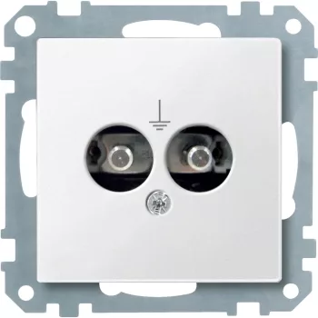   Schneider Electric Merten 298219 EPH aljzat mattfehér, keret nélkül - System-M (M-Plan / M-Pure / M-Smart)