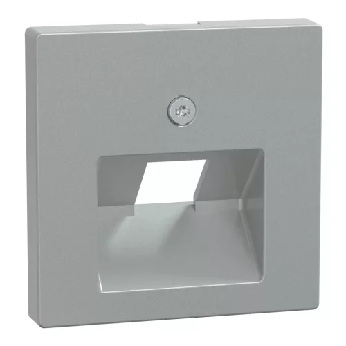 Schneider Electric Merten 298360 Fedlap, 1xRJ45 aljzathoz, döntött, System-M, alumínium