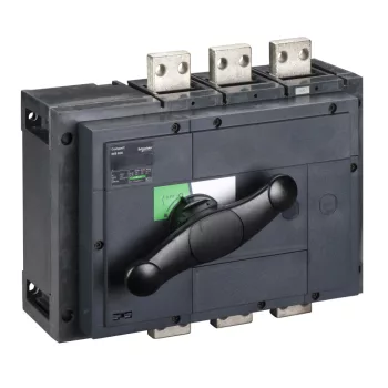   Schneider Electric, 31330, szakaszolókapcsoló 3P 800A 690V AC 50/60 Hz, fekete rotációs hajtással, Interpact INS800 (Schneider 31330)