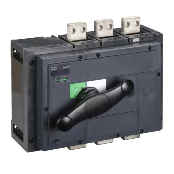   Schneider Electric, 31336, szakaszolókapcsoló 3P 1600A 690V AC 50/60 Hz, fekete rotációs hajtással, Interpact INS1600 (Schneider 31336)