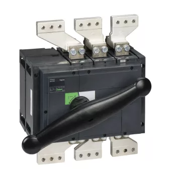   Schneider Electric, 31340, szakaszolókapcsoló 3P 2500A 690V AC 50/60 Hz, fekete rotációs hajtással, Interpact INS2500 (Schneider 31340)