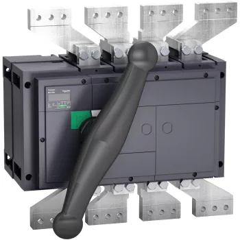   Schneider Electric, 31341, szakaszolókapcsoló 4P 2500A 690V AC 50/60 Hz, fekete rotációs hajtással, Interpact INS2500 (Schneider 31341)