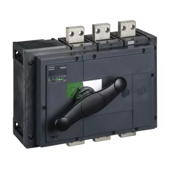   Schneider Electric, 31342, szakaszolókapcsoló 3P 630A 690V AC 50/60 Hz, fekete rotációs hajtással, Interpact INS630b (Schneider 31342)