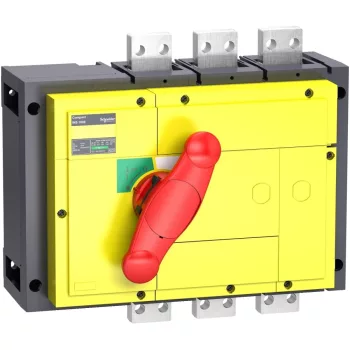   Schneider Electric, 31344, szakaszolókapcsoló 3P 800A 690V AC 50/60 Hz, piros rotációs hajtással, Interpact INS800 (Schneider 31344)