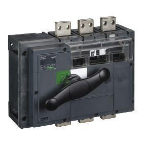 Schneider Electric, 31370, szakaszolókapcsoló 3P 630A 690V AC 50/60 Hz, fekete rotációs hajtással, látható megszakítással, Interpact INV630b (Schneider 31370)