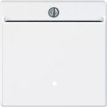   Schneider Electric Merten 315419 fedlap hotelkártya kapcsolókhoz  mattfehér - System-M (M-Plan / M-Pure / M-Smart)
