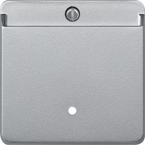Schneider Electric Merten 315460 fedlap hotelkártya kapcsolókhoz  alumínium - System-M (M-Plan / M-Pure / M-Smart)