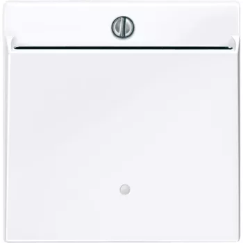   Schneider Electric Merten 315625 fedlap hotelkártya kapcsolókhoz  aktívfehér - System-M (M-Plan / M-Pure / M-Smart)