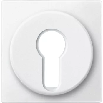 Schneider Electric Merten 318119 Fedlap, kulcsos kapcsolókhoz, System-M, mattfehér