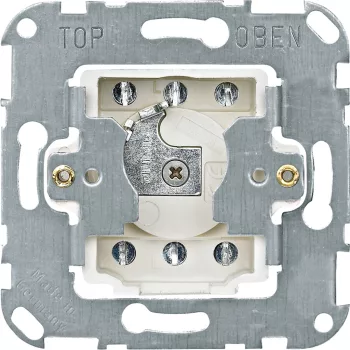  Schneider Electric Merten 318901 kulcsos redőnynyomó betét 10A 250V süllyesztett, rugós bekötés, burkolat és keret nélkül