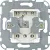 Schneider Electric Merten 318901 kulcsos redőnynyomó betét 10A 250V süllyesztett, rugós bekötés, burkolat és keret nélkül