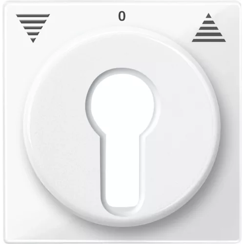 Schneider Electric Merten 319419 fedlap DIN kulcsos redőnyvezérlőkhöz  polárfehér - System-M (M-Plan / M-Pure / M-Smart)