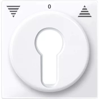 Schneider Electric Merten 319425 Fedlap, kulcsos redőnyvezérlőhöz, System-M, aktívfehér