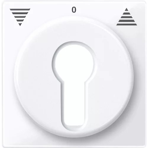 Schneider Electric Merten 319425 fedlap DIN kulcsos redőnyvezérlőkhöz  aktívfehér - System-M (M-Plan / M-Pure / M-Smart)