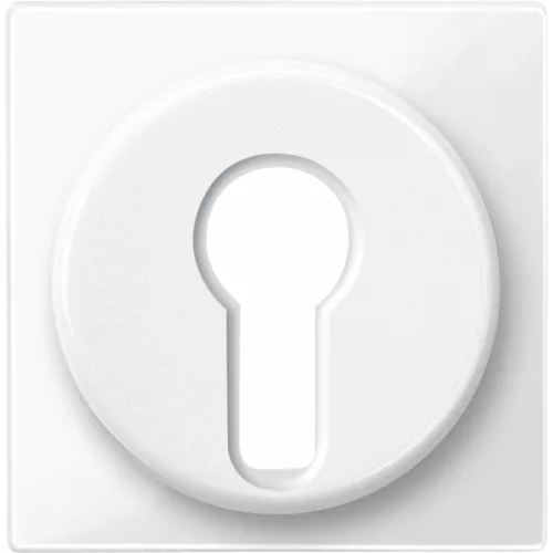 Schneider Electric Merten 319519 Fedlap, kulcsos kapcsolókhoz, System-M, polárfehér