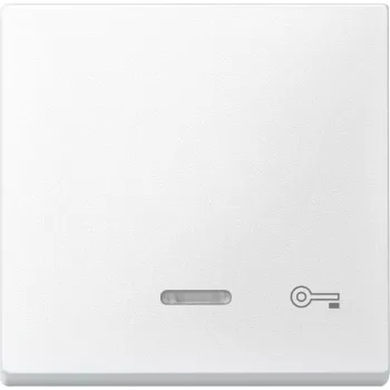   Schneider Electric Merten 430719 billentyű kulcsjellel, jelzőfényes funkciókhoz mattfehér - System-M (M-Plan / M-Pure / M-Smart)