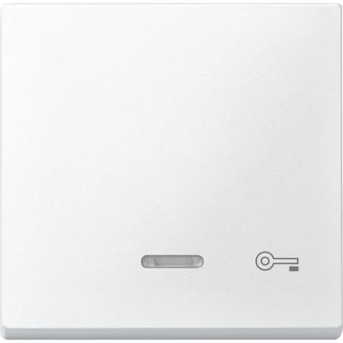Schneider Electric Merten 430719 billentyű kulcsjellel, jelzőfényes funkciókhoz mattfehér - System-M (M-Plan / M-Pure / M-Smart)