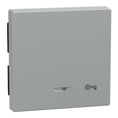 Schneider Electric Merten 430760 billentyű kulcsjellel, jelzőfényes funkciókhoz alumínium - System-M (M-Plan / M-Pure / M-Smart)
