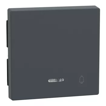   Schneider Electric Merten 430814 billentyű csengőjellel, jelzőfényes funkciókhoz antracit - System-M (M-Plan / M-Pure / M-Smart)