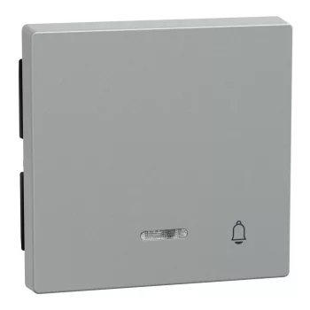   Schneider Electric Merten 430860 billentyű csengőjellel, jelzőfényes funkciókhoz alumínium - System-M (M-Plan / M-Pure / M-Smart)