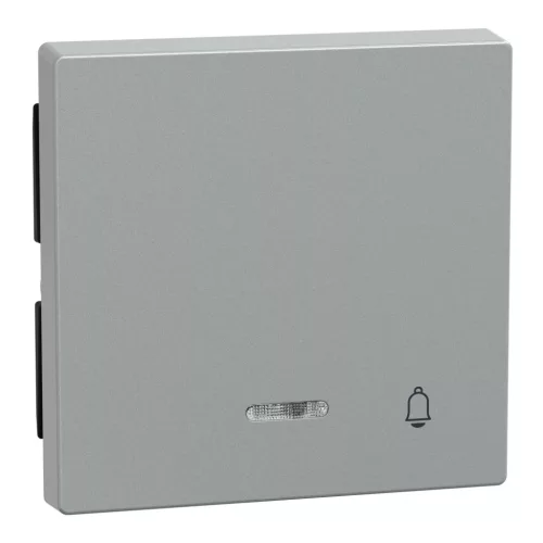 Schneider Electric Merten 430860 billentyű csengőjellel, jelzőfényes funkciókhoz alumínium - System-M (M-Plan / M-Pure / M-Smart)