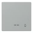 Schneider Electric Merten 430860 billentyű csengőjellel, jelzőfényes funkciókhoz alumínium - System-M (M-Plan / M-Pure / M-Smart)