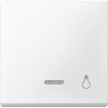 Schneider Electric Merten 430919 Billentyű, lámpajellel, fényjelzős funkciókhoz, System-M, mattfehér