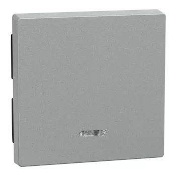   Schneider Electric Merten 431060 billentyű fényjelzős funkciókhoz alumínium - System-M (M-Plan / M-Pure / M-Smart)