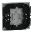 Schneider Electric Merten 431760 billentyű dugalj-jellel, jelzőfényes funkciókhoz alumínium - System-M (M-Plan / M-Pure / M-Smart)