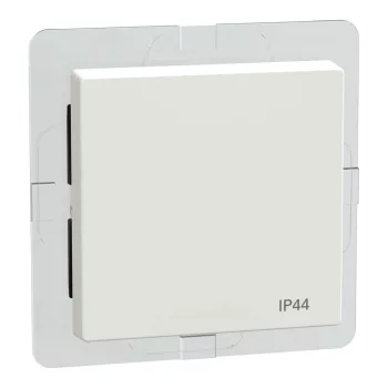   Schneider Electric Merten 432019 IP44-es billentyű polárfehér - System-M (M-Plan / M-Pure / M-Smart)