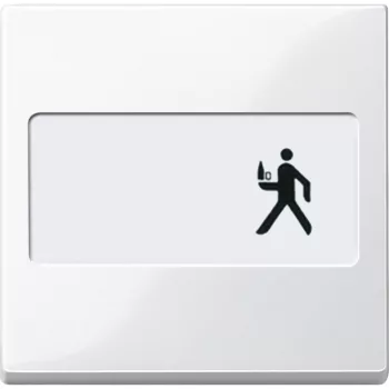   Schneider Electric Merten 432319 feliratozható billentyű polárfehér - System-M (M-Plan / M-Pure / M-Smart)
