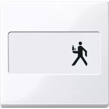   Schneider Electric Merten 432325 feliratozható billentyű aktívfehér - System-M (M-Plan / M-Pure / M-Smart)
