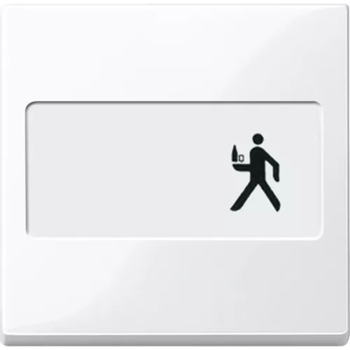 Schneider Electric Merten 432325 feliratozható billentyű aktívfehér - System-M (M-Plan / M-Pure / M-Smart)