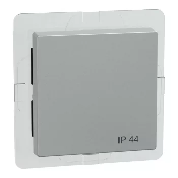   Schneider Electric Merten 433060 IP44-es billentyű alumínium - System-M (M-Plan / M-Pure / M-Smart)