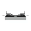 Schneider Electric Merten 433060 IP44-es billentyű alumínium - System-M (M-Plan / M-Pure / M-Smart)