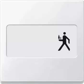   Schneider Electric Merten 433319 feliratozható billentyű mattfehér - System-M (M-Plan / M-Pure / M-Smart)