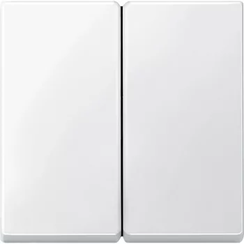 Schneider Electric Merten 433519 Dupla billentyű, System-M, mattfehér