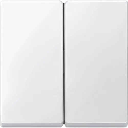Schneider Electric Merten 433519 Dupla billentyű, System-M, mattfehér