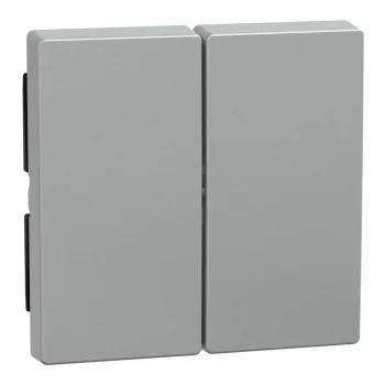 Schneider Electric Merten 433560 Dupla billentyű, System-M, alumínium