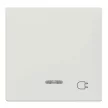 Schneider Electric Merten 435219 billentyű dugalj-jellel, jelzőfényes funkciókhoz polárfehér - System-M (M-Plan / M-Pure / M-Smart)