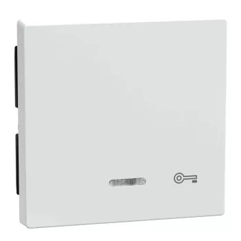   Schneider Electric Merten 435325 billentyű kulcsjellel, jelzőfényes funkciókhoz aktívfehér - System-M (M-Plan / M-Pure / M-Smart)