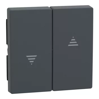 Schneider Electric Merten 435514 Dupla billentyű, redőnyvezérléshez, System-M, antracit