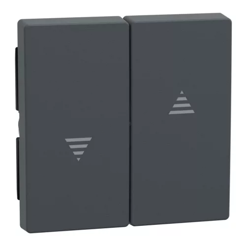 Schneider Electric Merten 435514 billentyű  redőnykapcsolókhoz és redőnynyomókhoz  antracit - System-M (M-Plan / M-Pure / M-Smart)